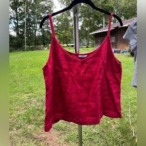 Linenfox Tank red